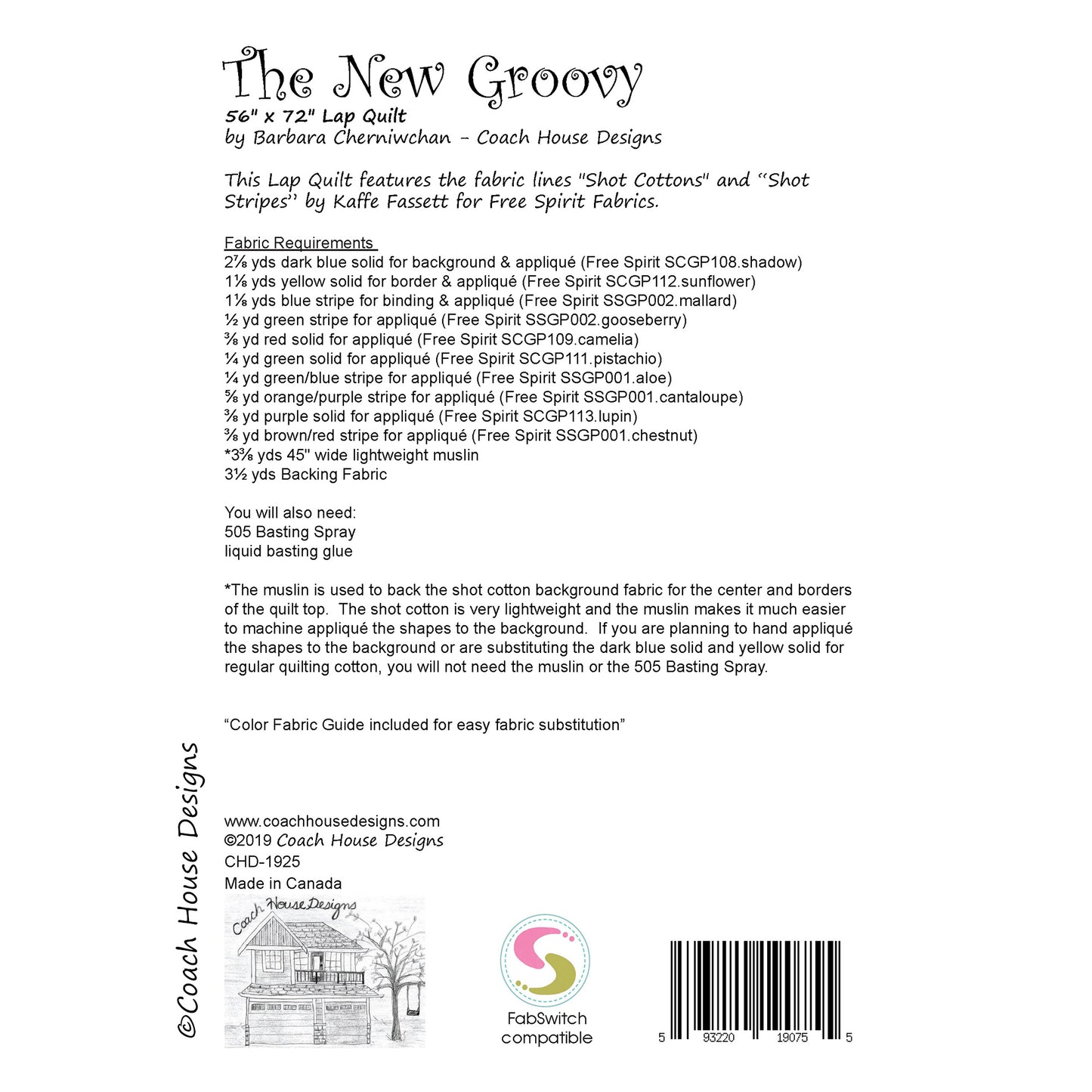 The New Groovy Downloadable PDF Quilt Pattern