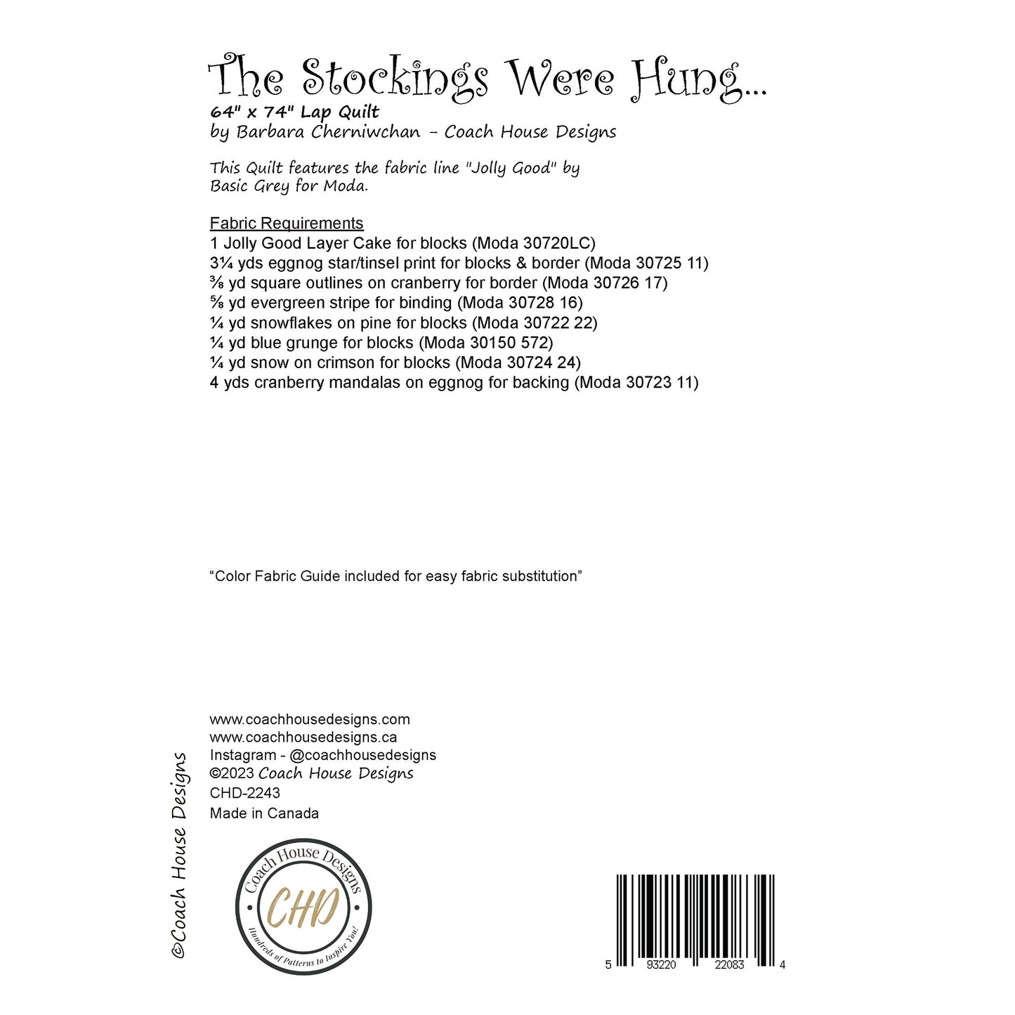 The Stockings Were Hung... Downloadable PDF Quilt Pattern