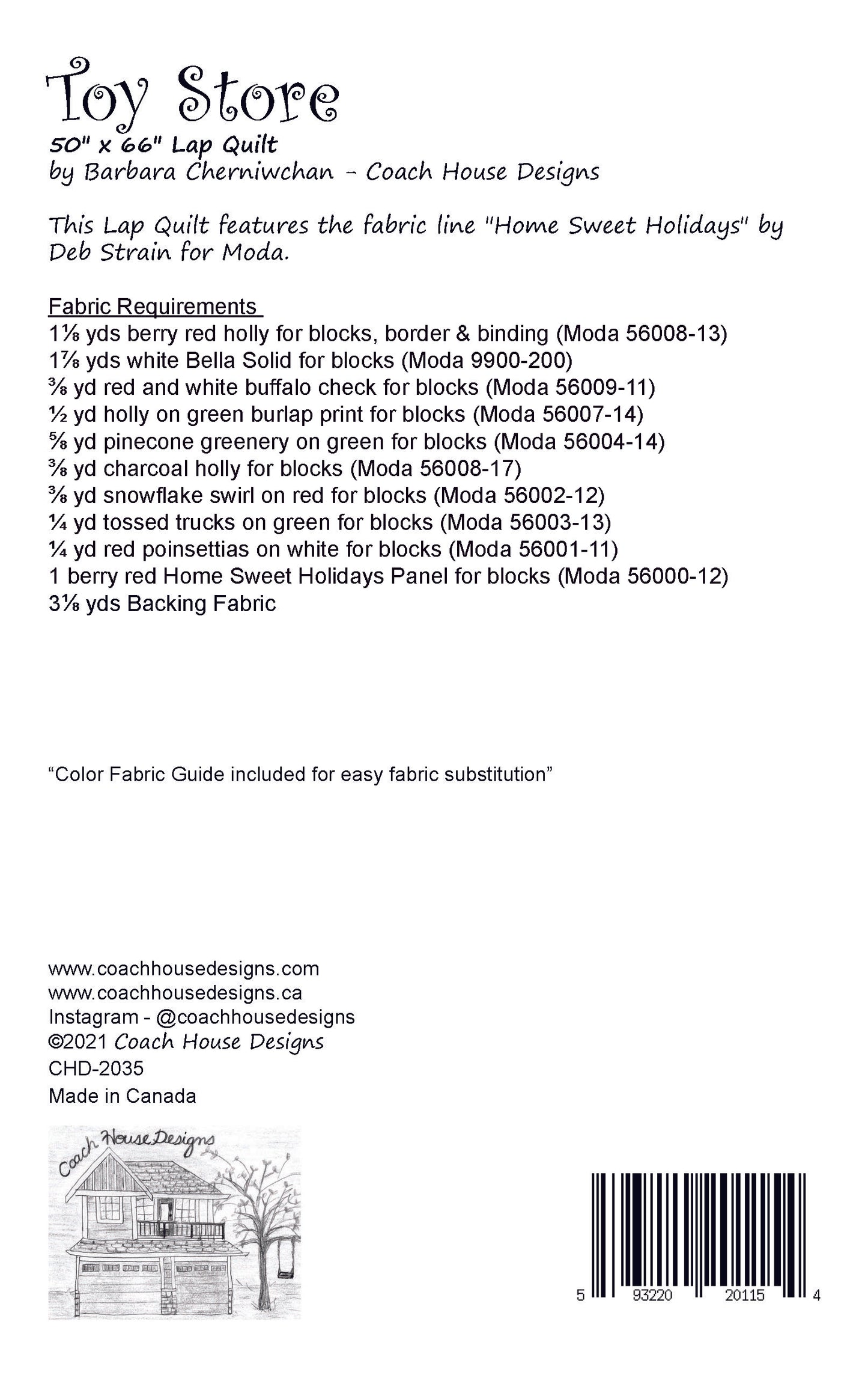 Toy Store Downloadable PDF Quilt Pattern