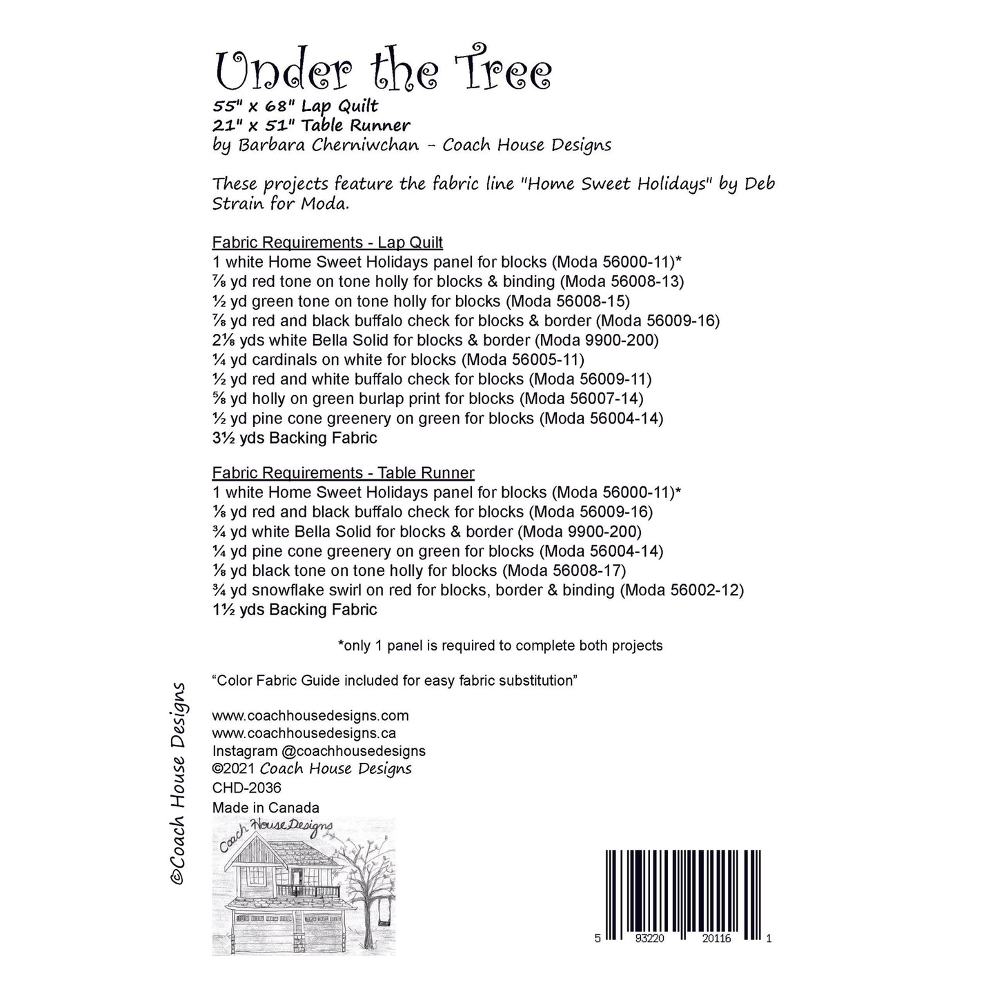 Under the Tree Quilt Pattern