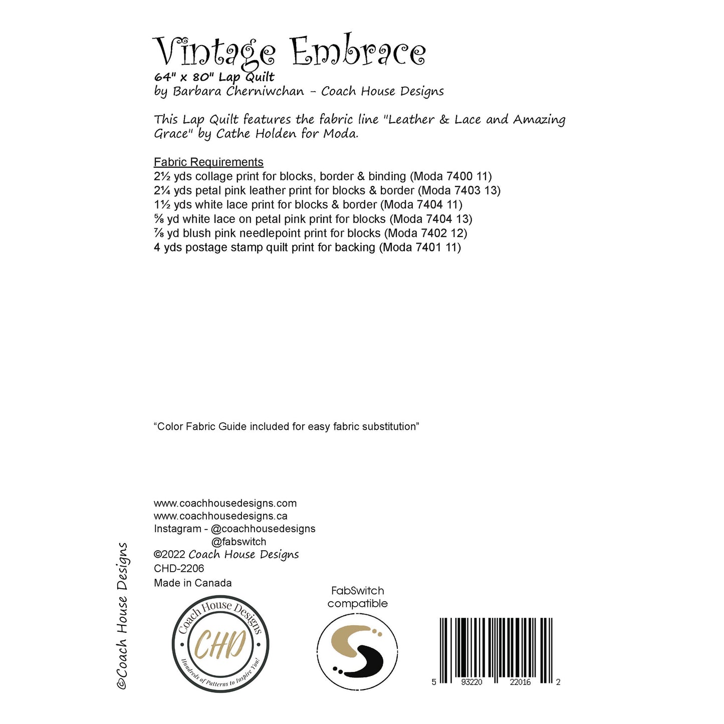 Vintage Embrace Quilt Pattern