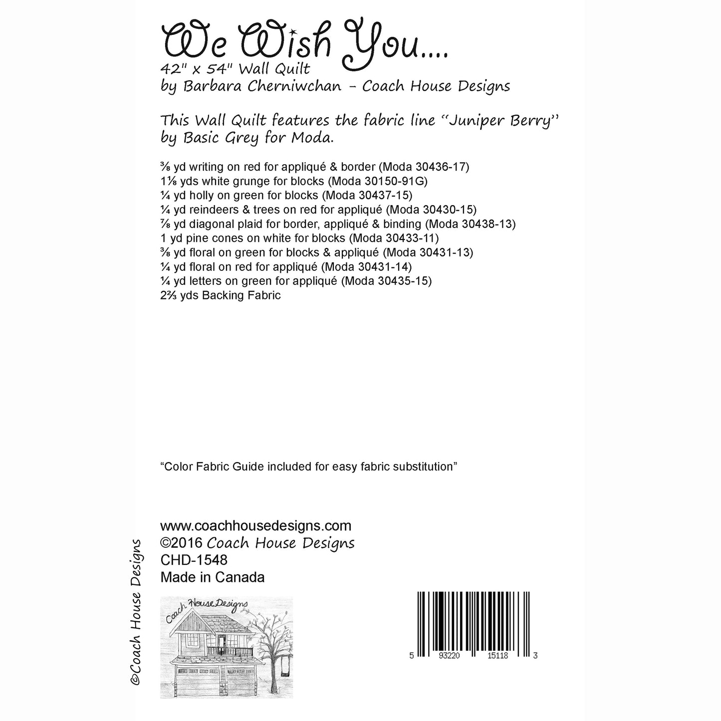 We Wish You... Quilt Pattern