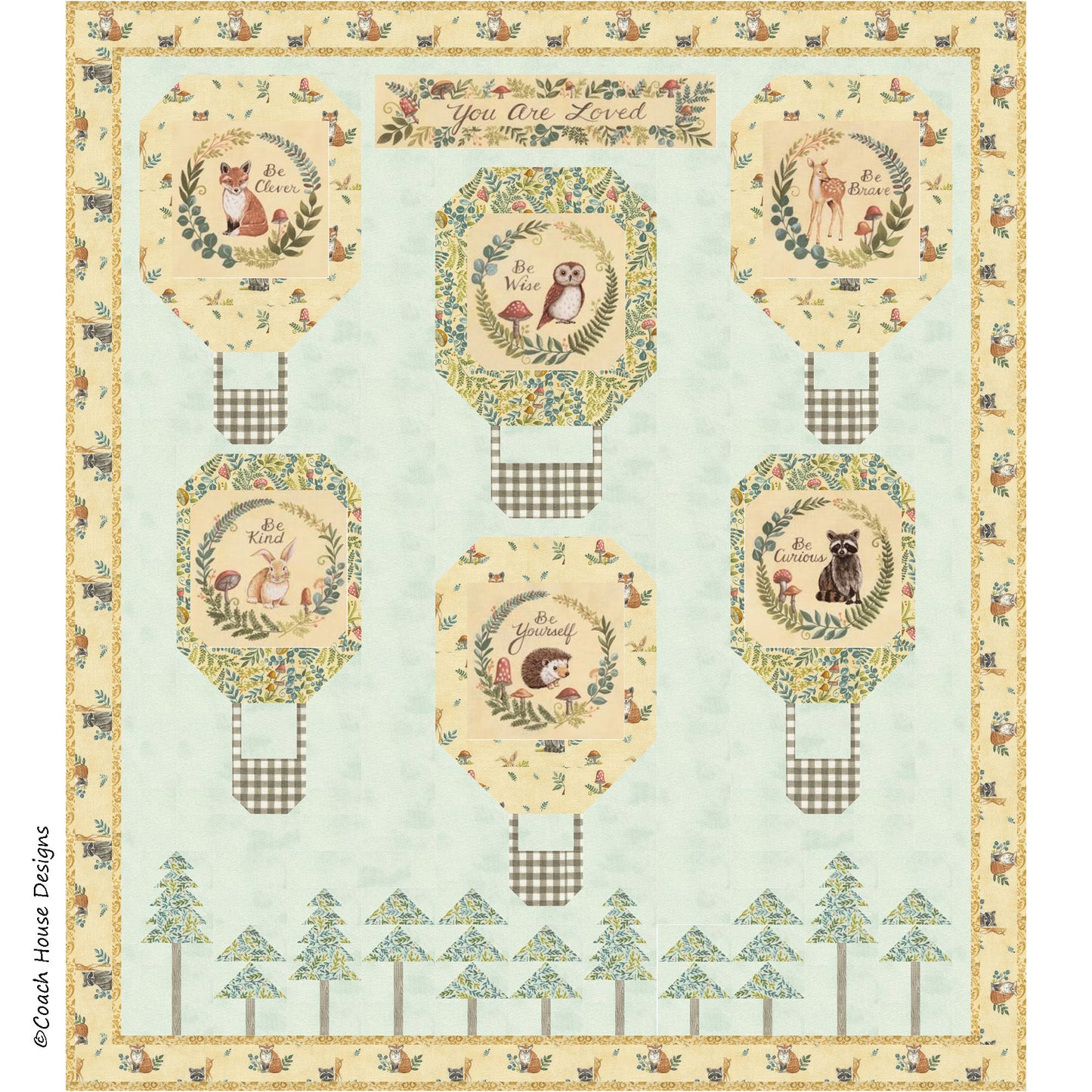 You Are Loved Downloadable PDF Quilt Pattern