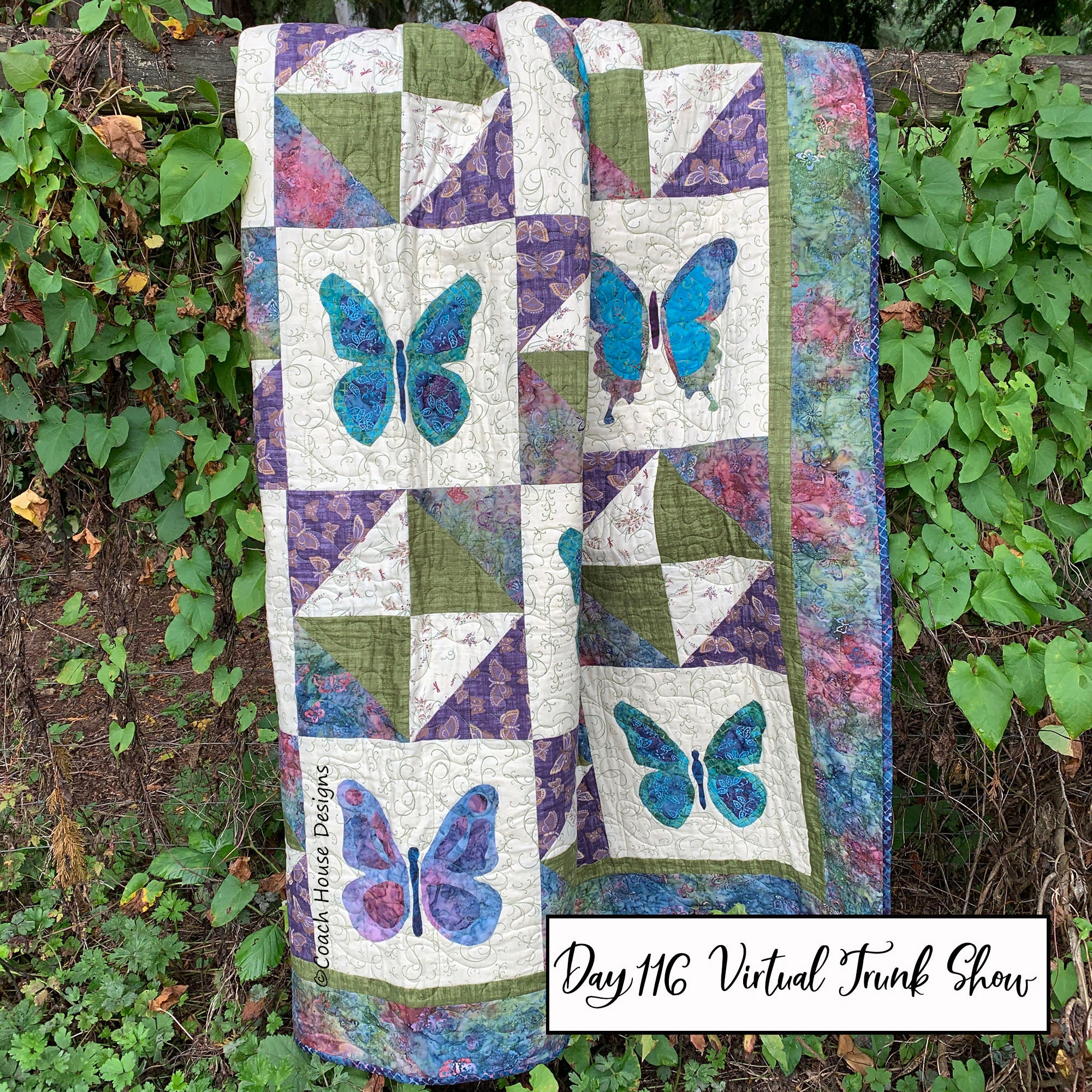 Day 116 of my Virtual Trunk Show - Flutterby – Coach House Designs US