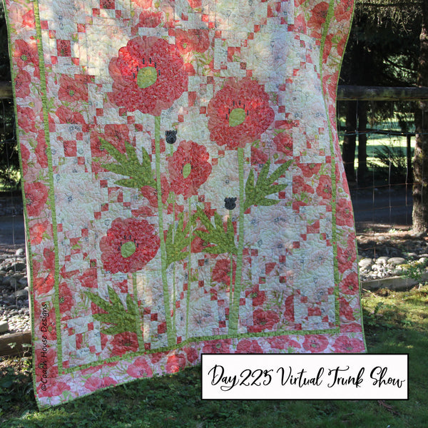 Day 225 of my Virtual Trunk Show -  Poppy Garden