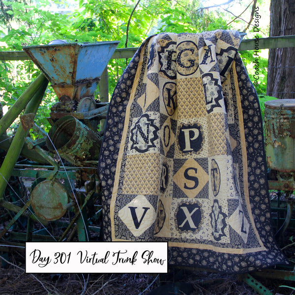 Day 301 of my Virtual Trunk Show - Vintage Alphabet