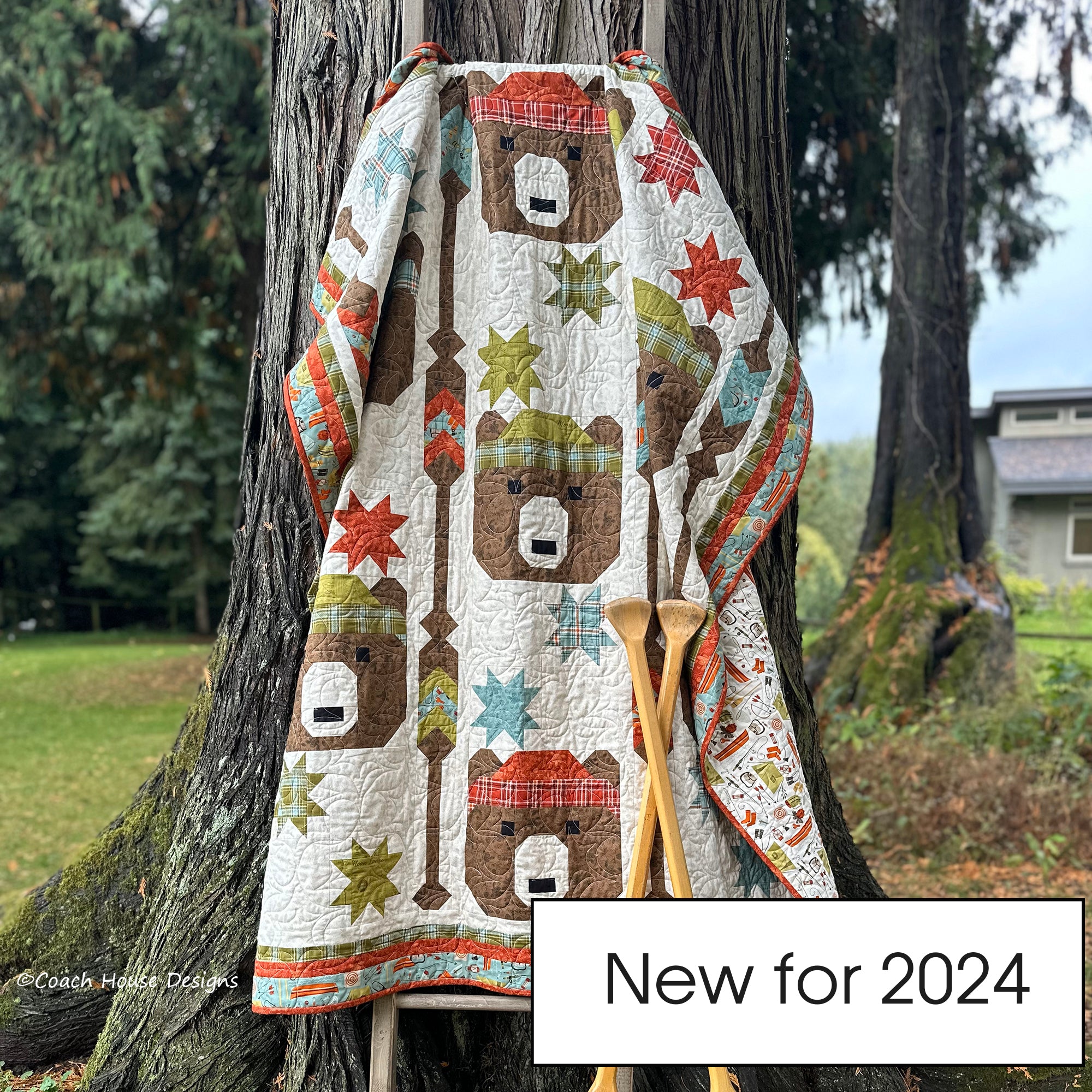 Coah Pattern New for 2024 Downloadable PDF Quilt Patterns – Coach House Designs US