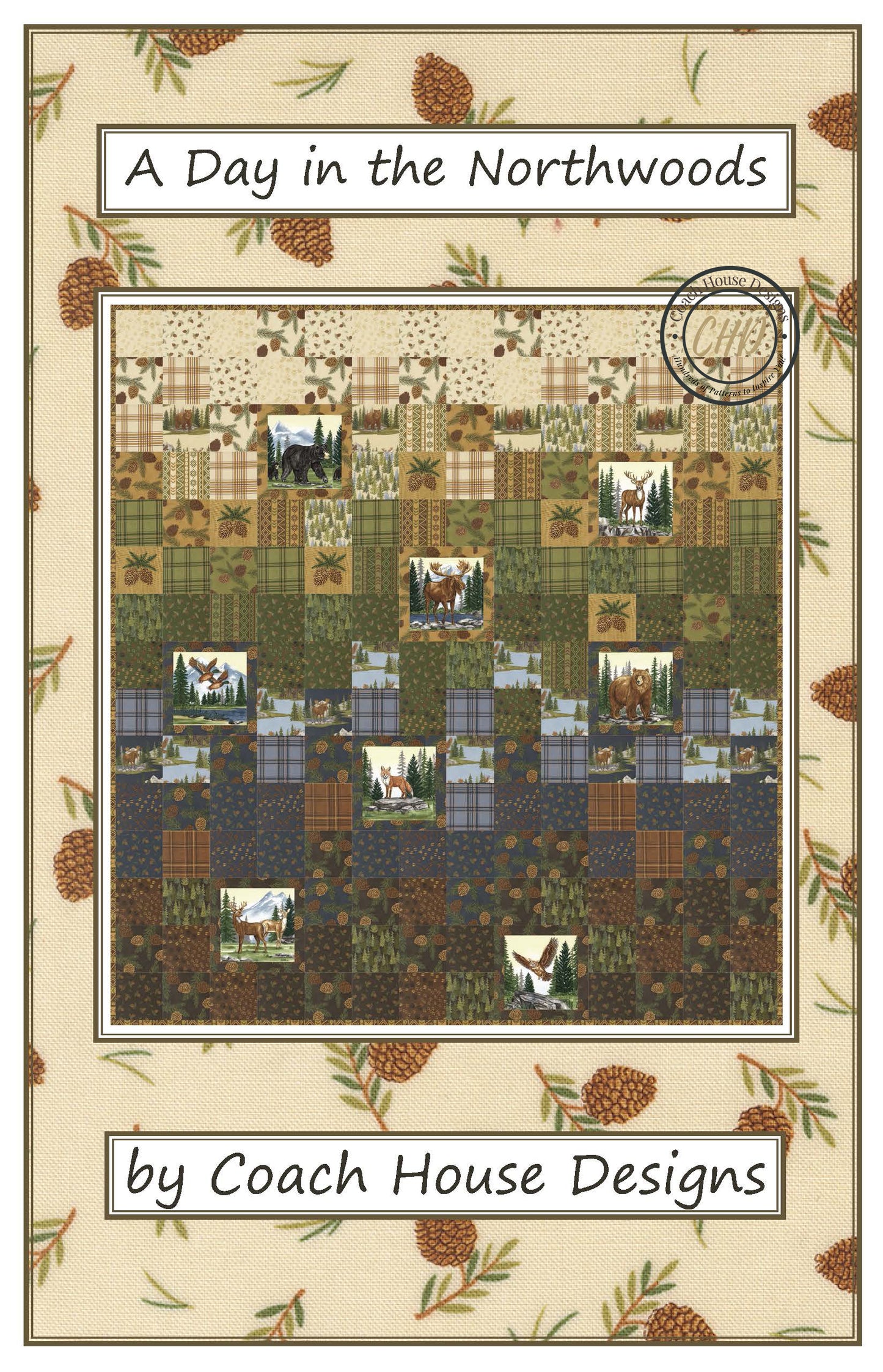A Day in the Northwoods Downloadable PDF Quilt Pattern