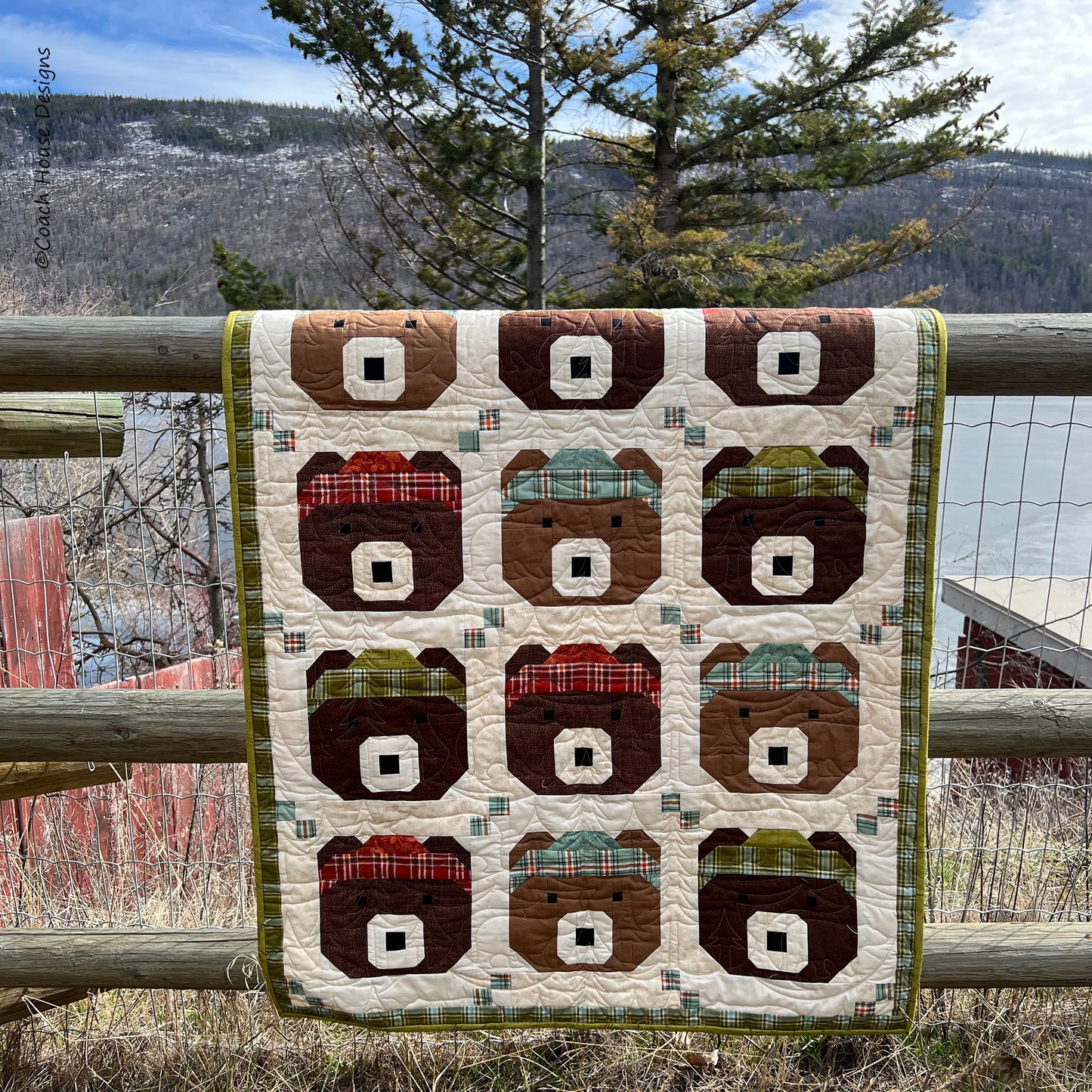 Baby Bear Downloadable PDF Quilt Pattern
