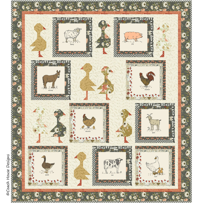 Baby Duck Quilt Pattern (Pre-Order)