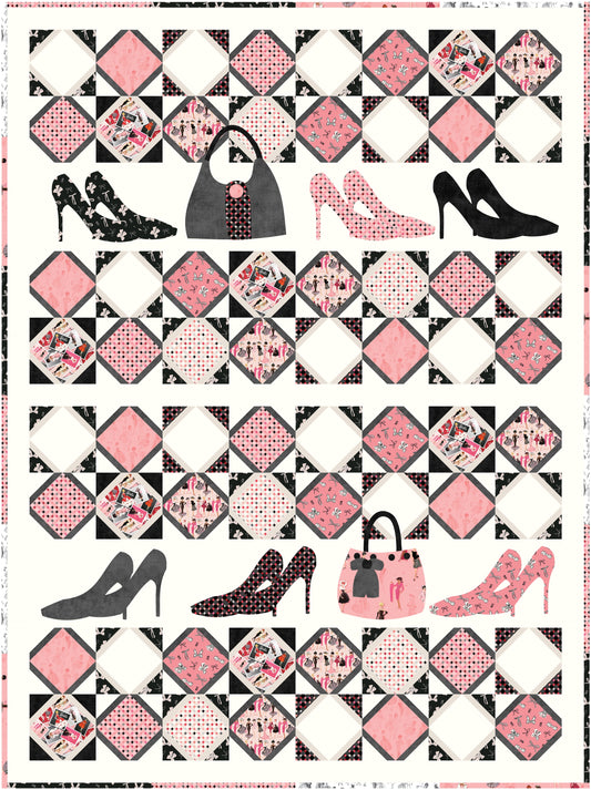 Barbie Style Downloadable PDF Quilt Pattern (Pre-Order)