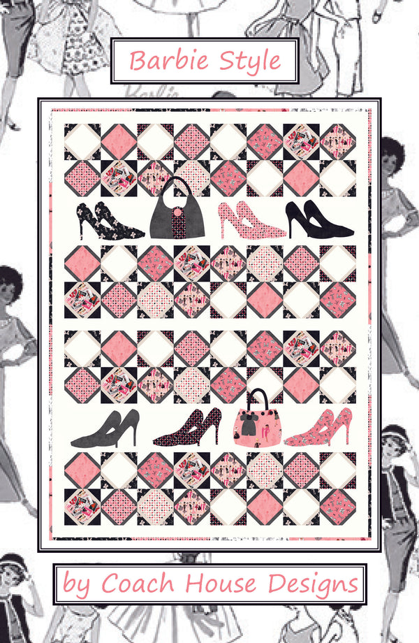 Barbie Style Downloadable PDF Quilt Pattern (Pre-Order)