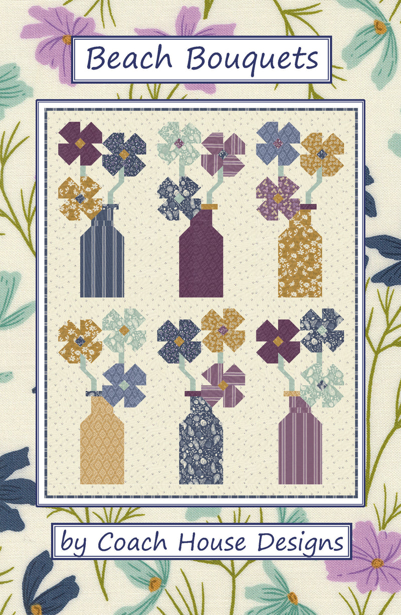 Beach Bouquets Downloadable PDF Quilt Pattern