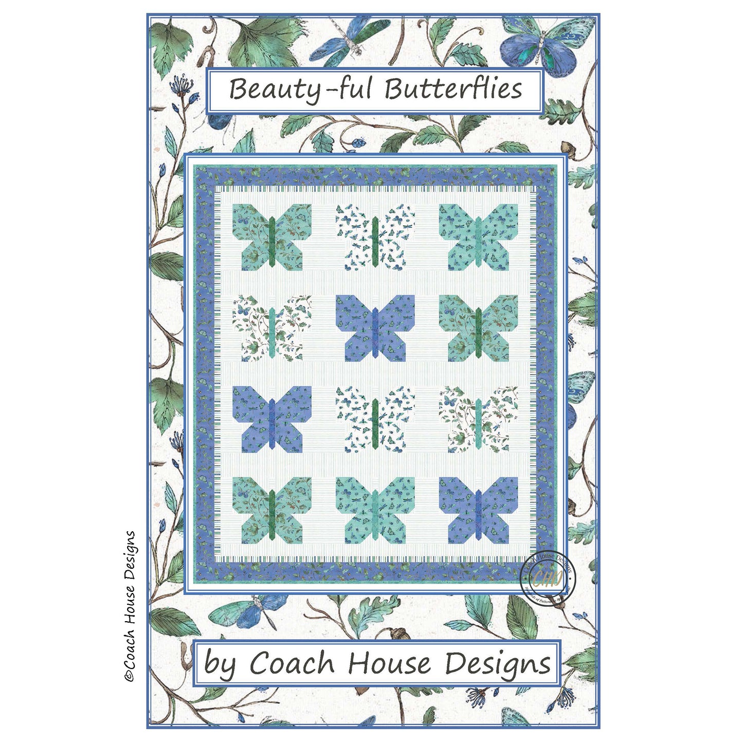 Beauty-ful Butterflies Quilt Pattern (Pre-Order)
