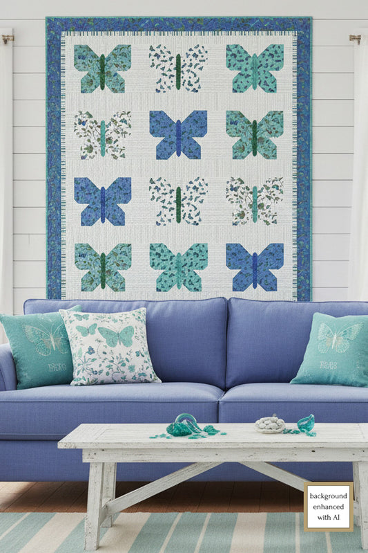 Beauty-ful Butterflies Quilt Pattern (Pre-Order)