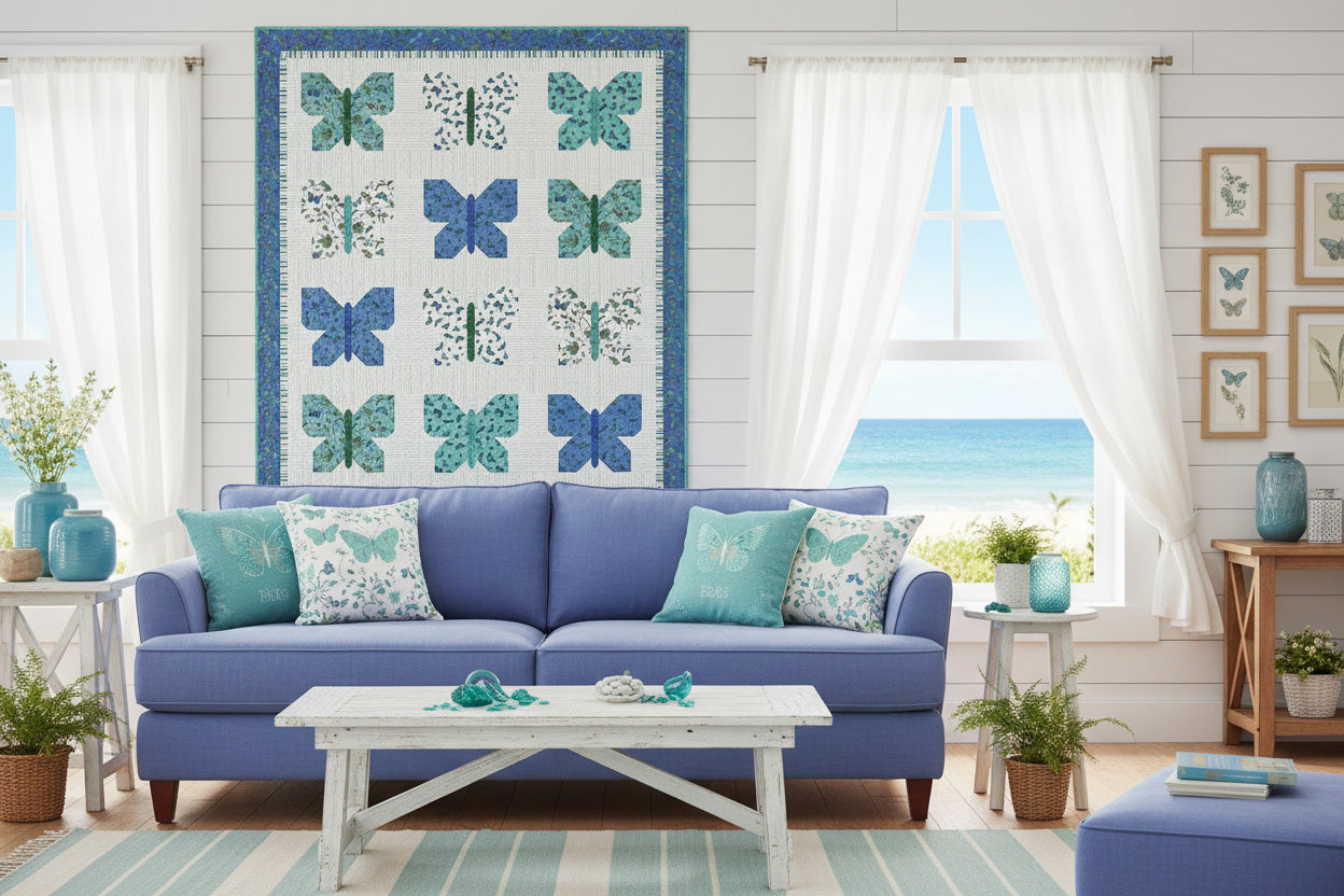 Beauty-ful Butterflies Downloadable PDF Quilt Pattern (Pre-Order)