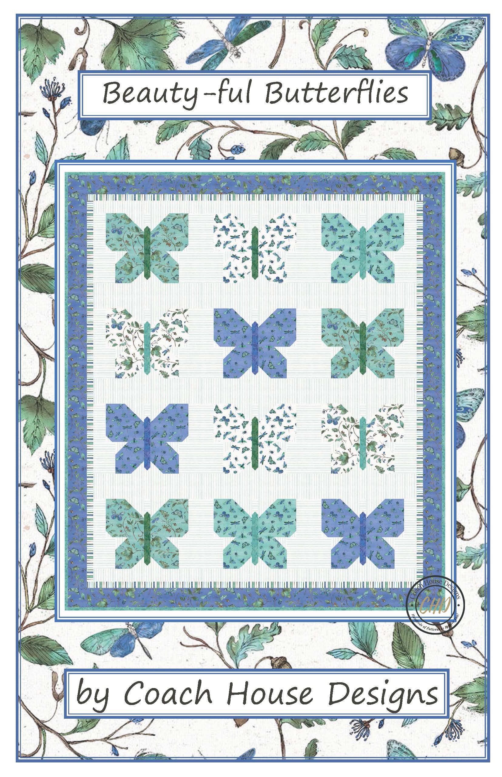 Beauty-ful Butterflies Downloadable PDF Quilt Pattern (Pre-Order ...