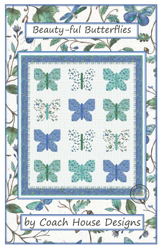 Beauty-ful Butterflies Downloadable PDF Quilt Pattern (Pre-Order)