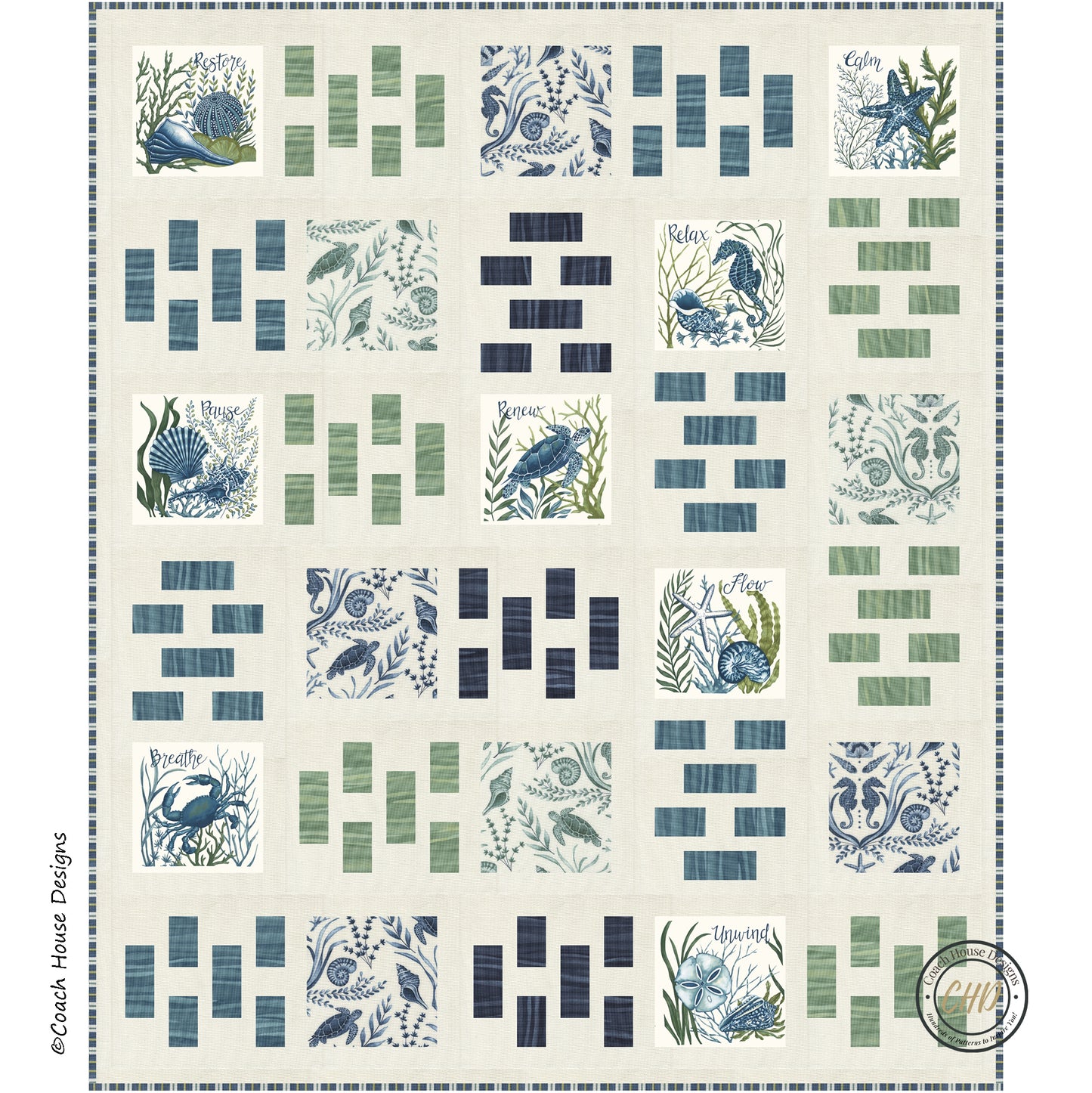 By the Shore Quilt Pattern (Pre-Order)