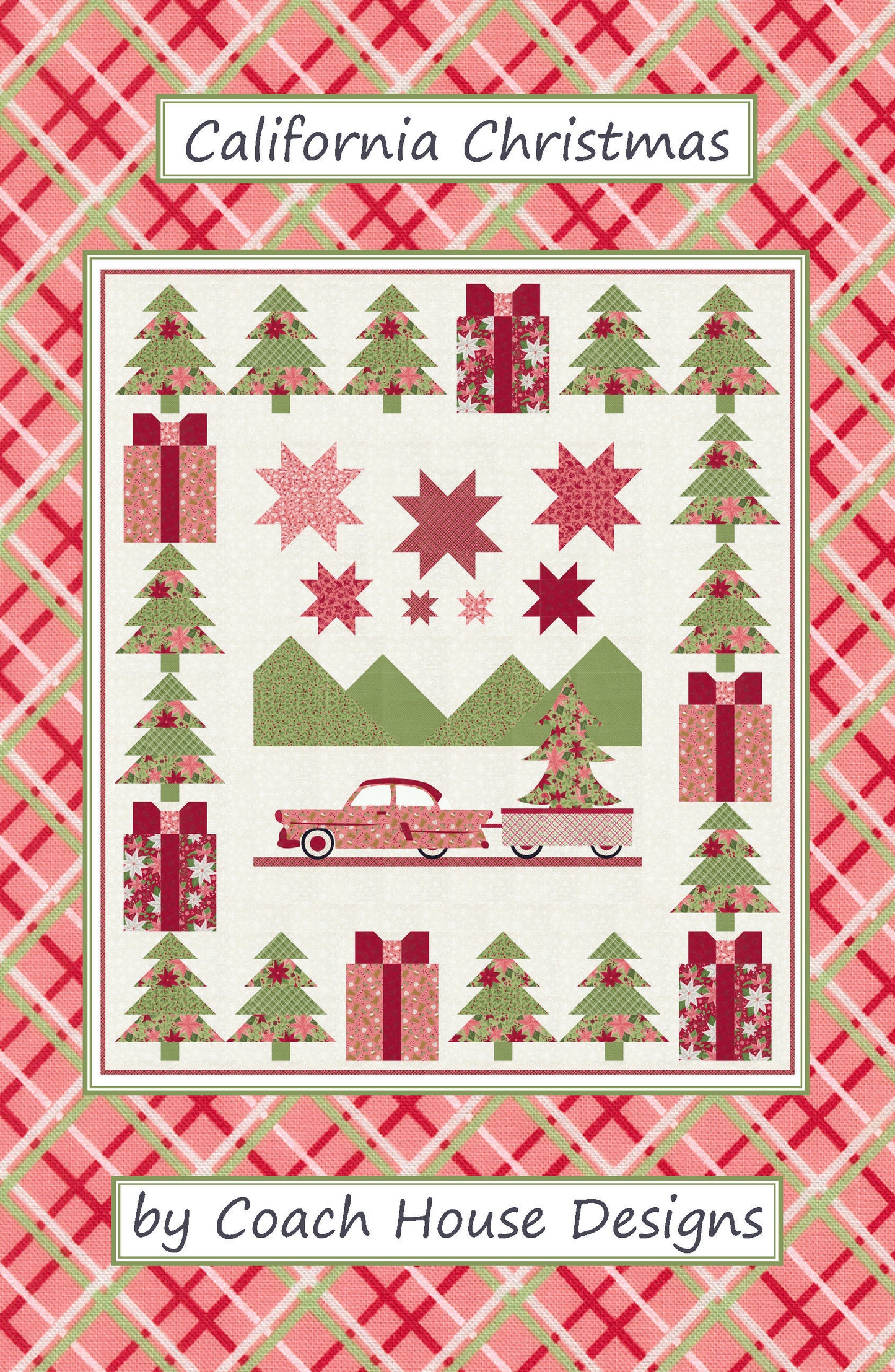 California Christmas Downloadable PDF Quilt Pattern (Pre-Order)