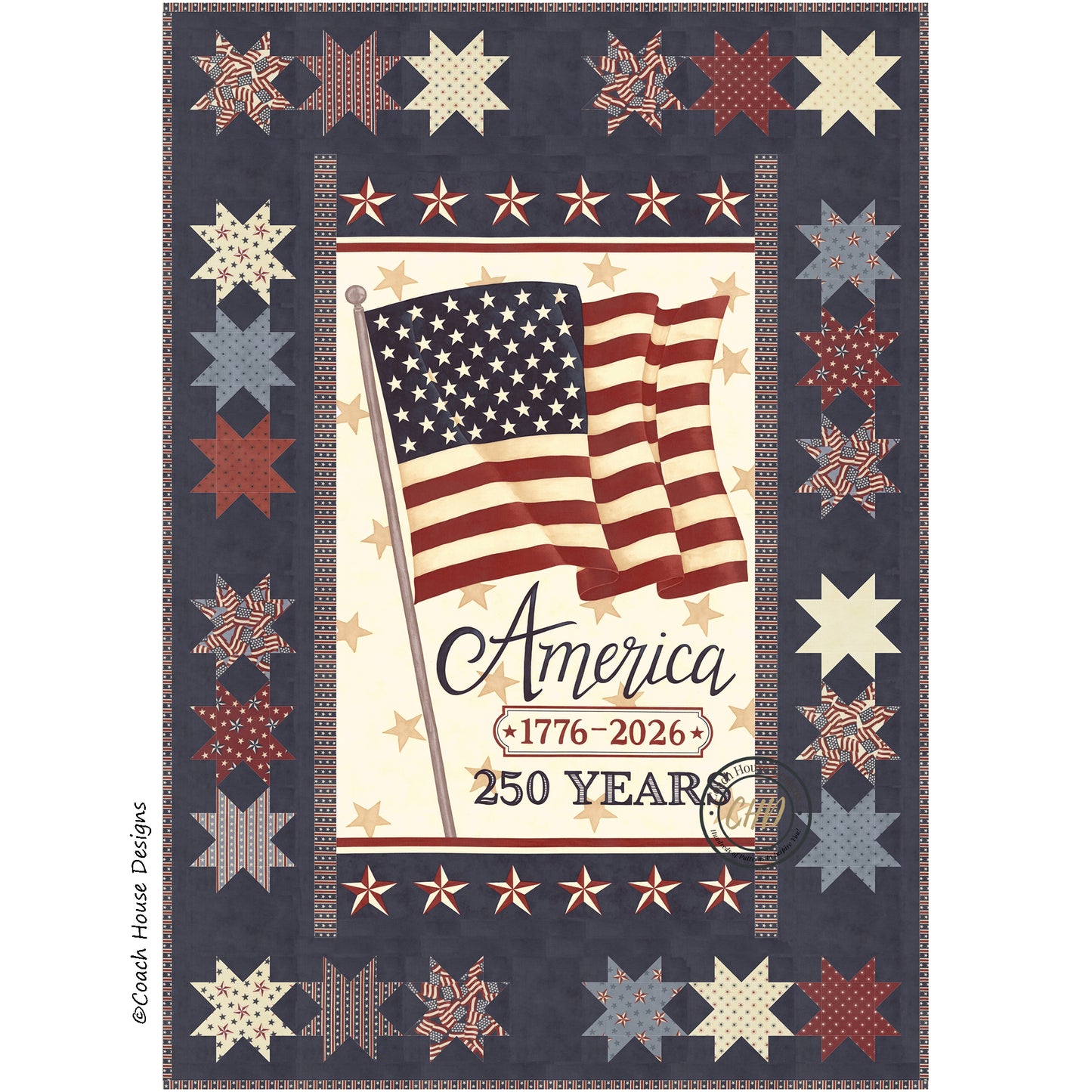 Celebrating 250 Downloadable PDF Quilt Pattern