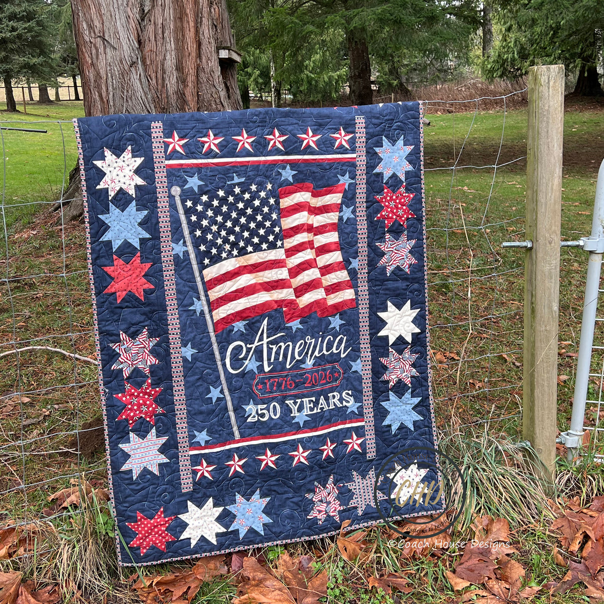 Celebrating 250 Downloadable PDF Quilt Pattern – Coach House Designs US