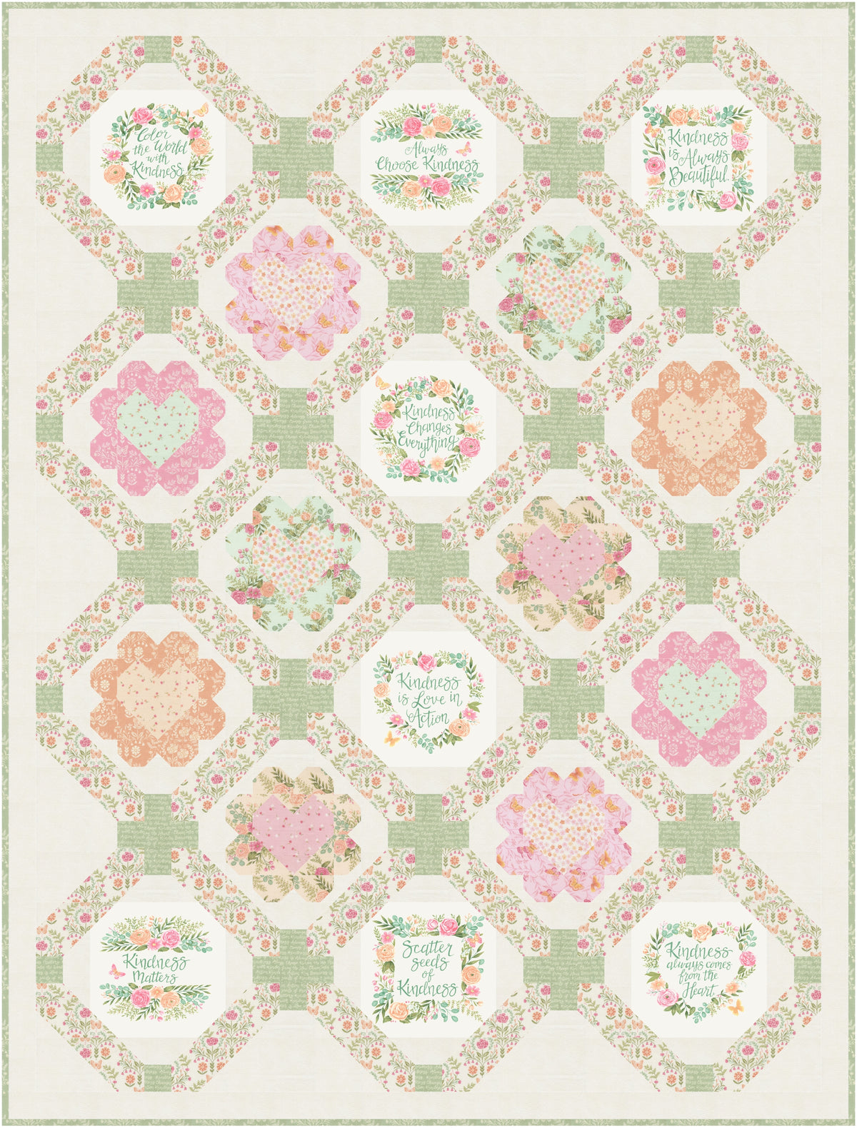 Chain of Kindness Downloadable PDF Quilt Pattern – Coach House Designs US