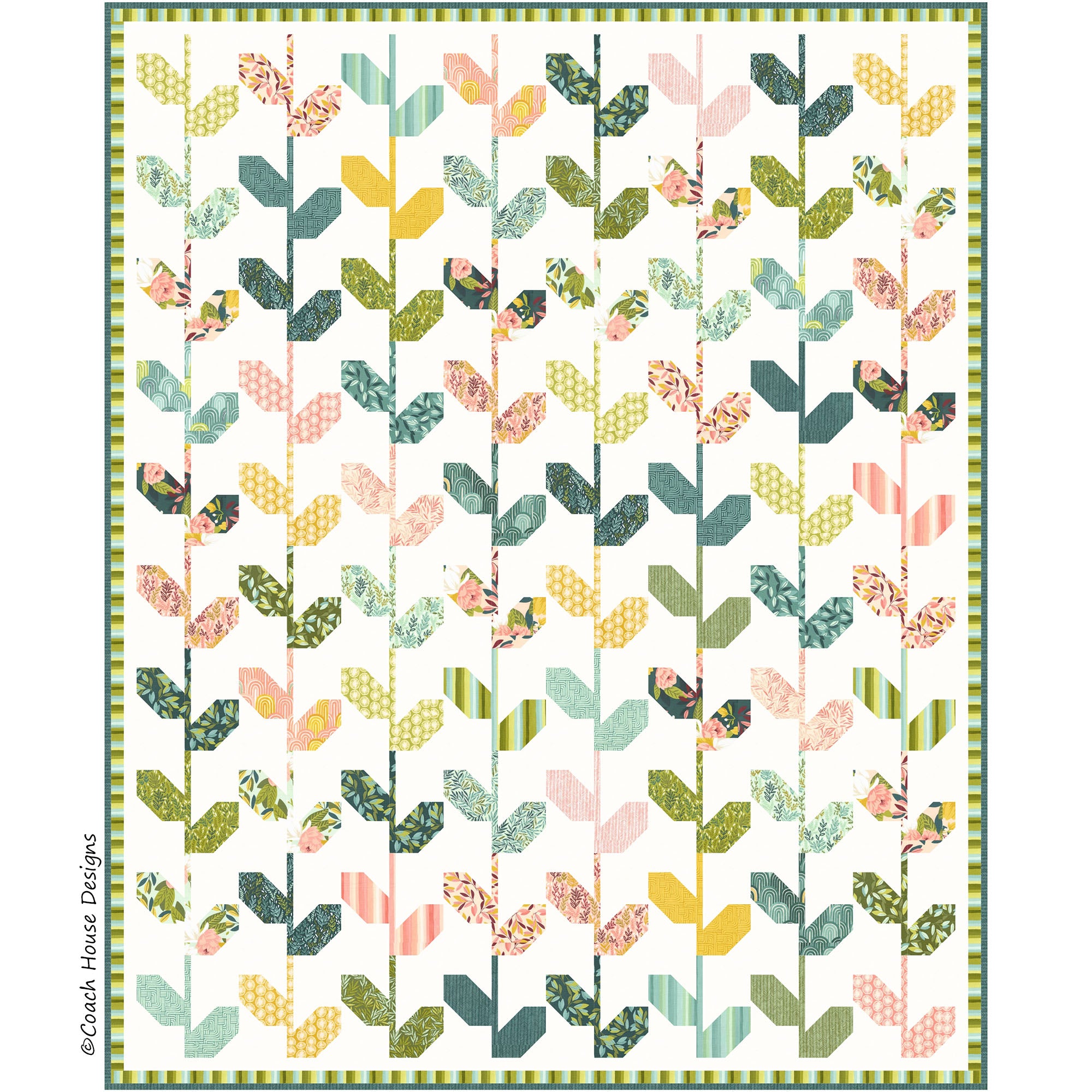 Climbing Vines Downloadable PDF Quilt Pattern – Coach House Designs US