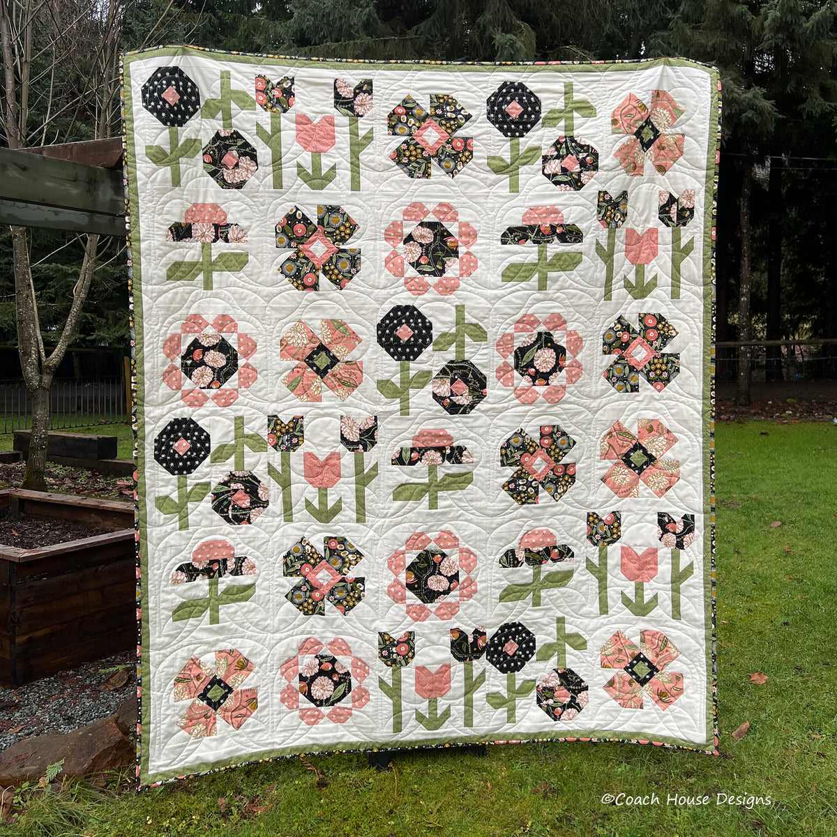 Community Garden Quilt Pattern – Coach House Designs US