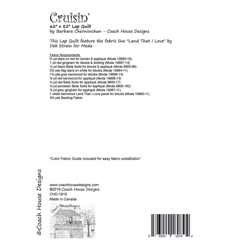 Cruisin’ Quilt Pattern