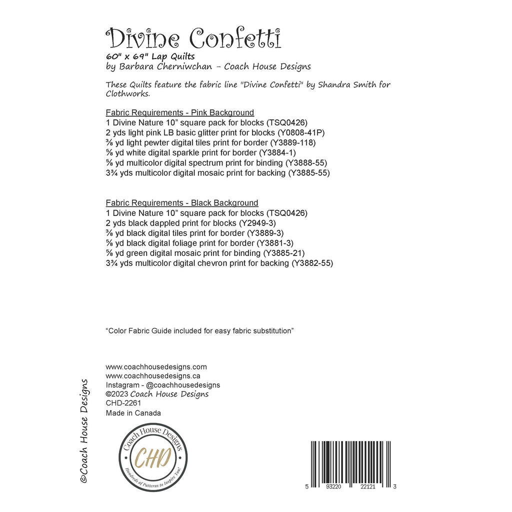 Divine Confetti Quilt Pattern Coach House Designs US divine-confetti-quilt-pattern-coach-house-designs-us