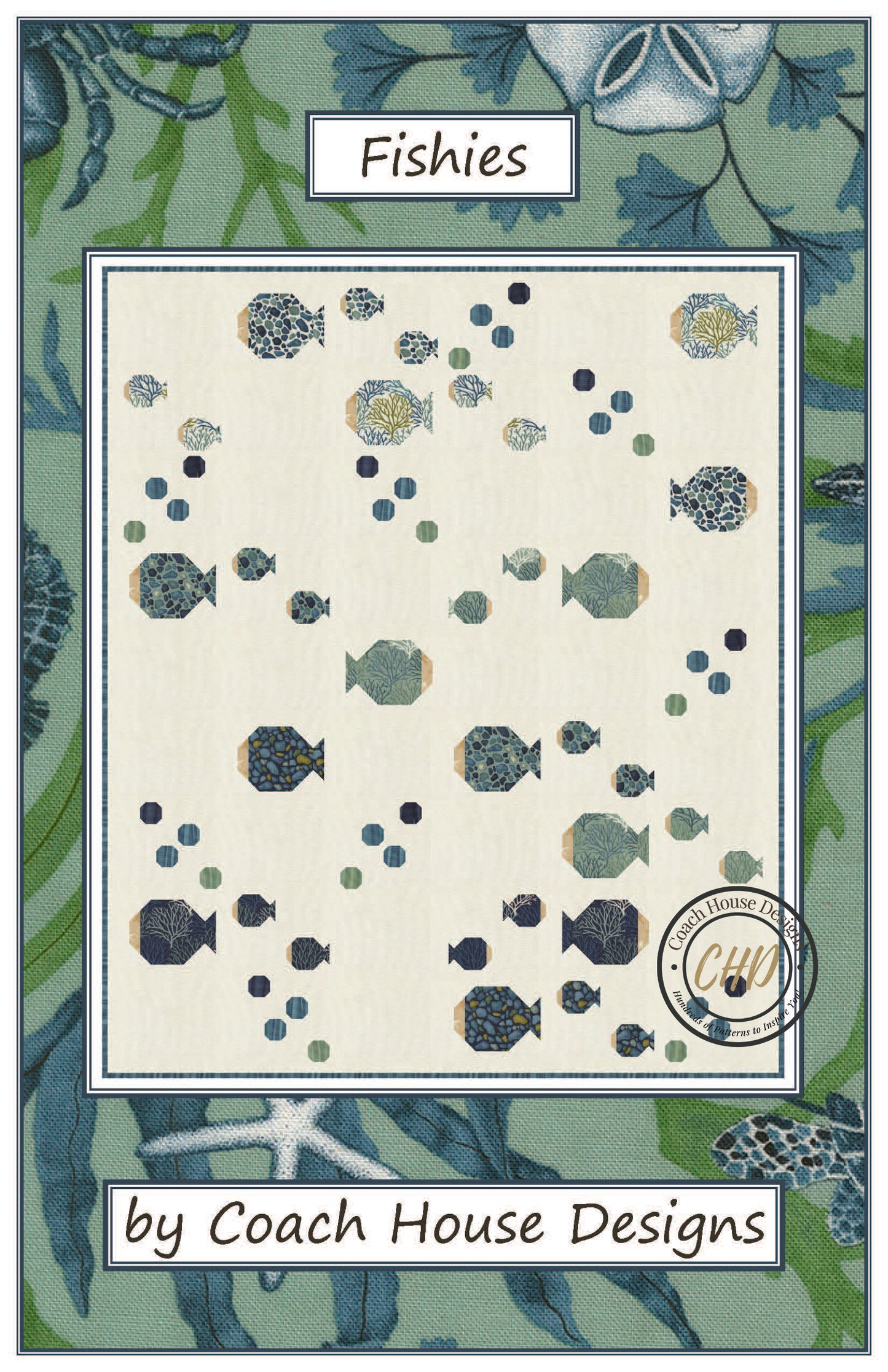 Fishies Lap Downloadable PDF Quilt Pattern (Pre-Order)