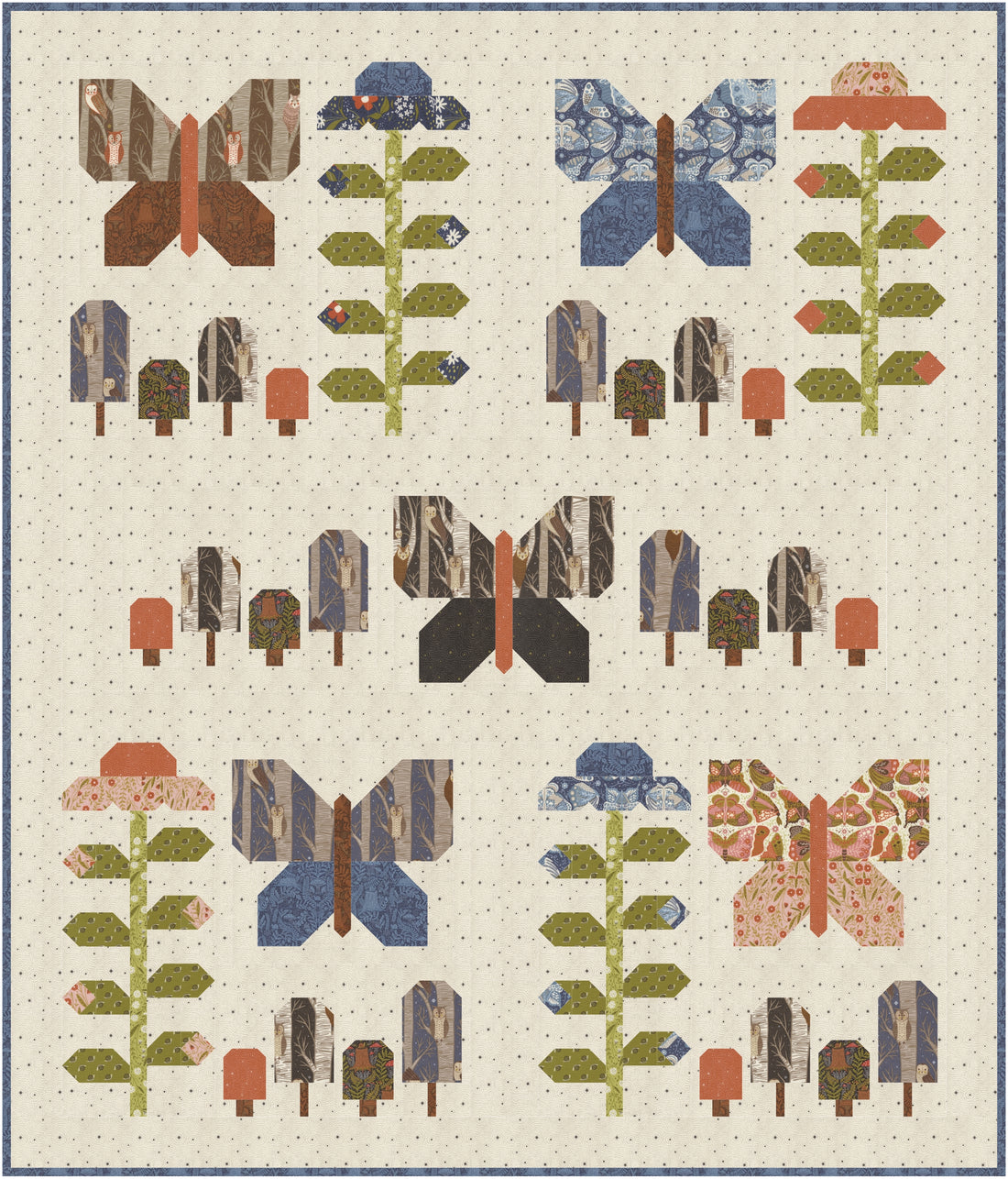 Forest Garden Downloadable PDF Quilt Pattern – Coach House Designs US