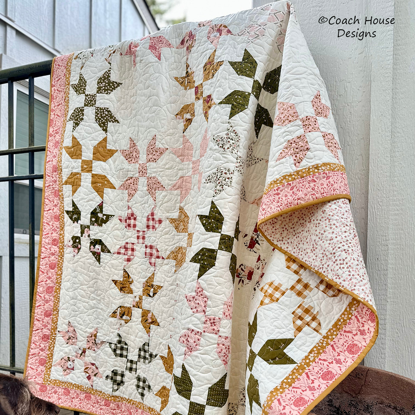 Forever Flowers Downloadable PDF Quilt Pattern – Coach House Designs US