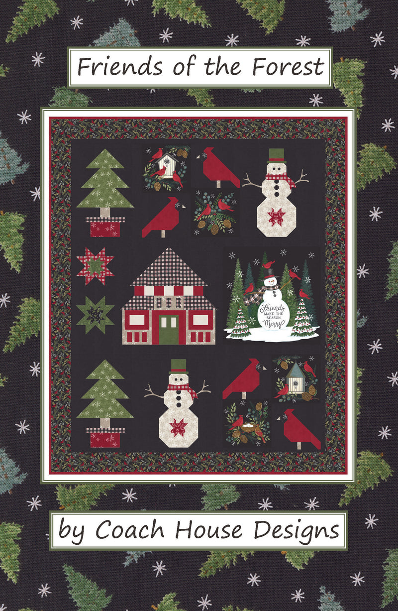 Friends of the Forest Quilt Pattern (Pre-Order)