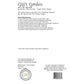 Back information sheet with fabric requirement for a  quilt pattern  titled 'Gigi's Garden' by Coach House Designs