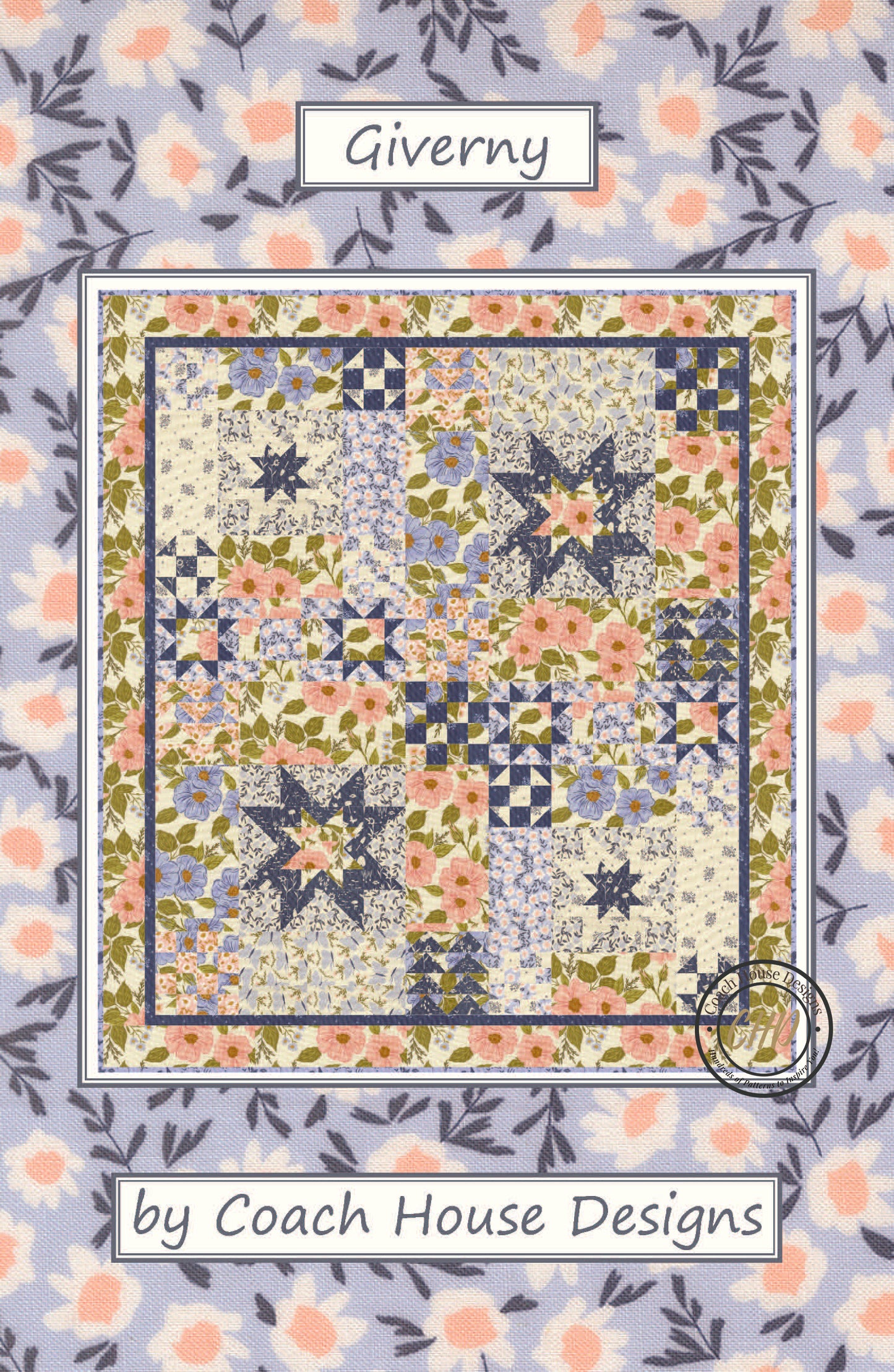 Giverny Lap Downloadable PDF Quilt Pattern (Pre-Order)