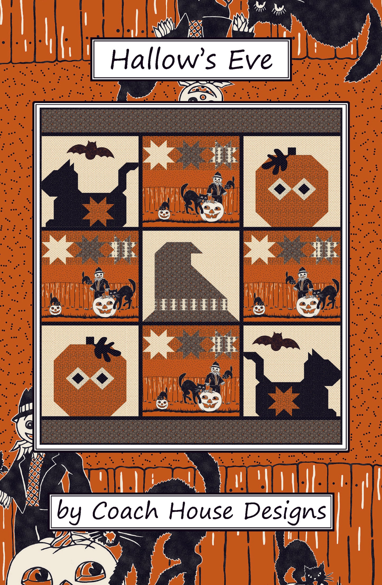Hallow's Eve Downloadable PDF Quilt Pattern (Pre-Order)