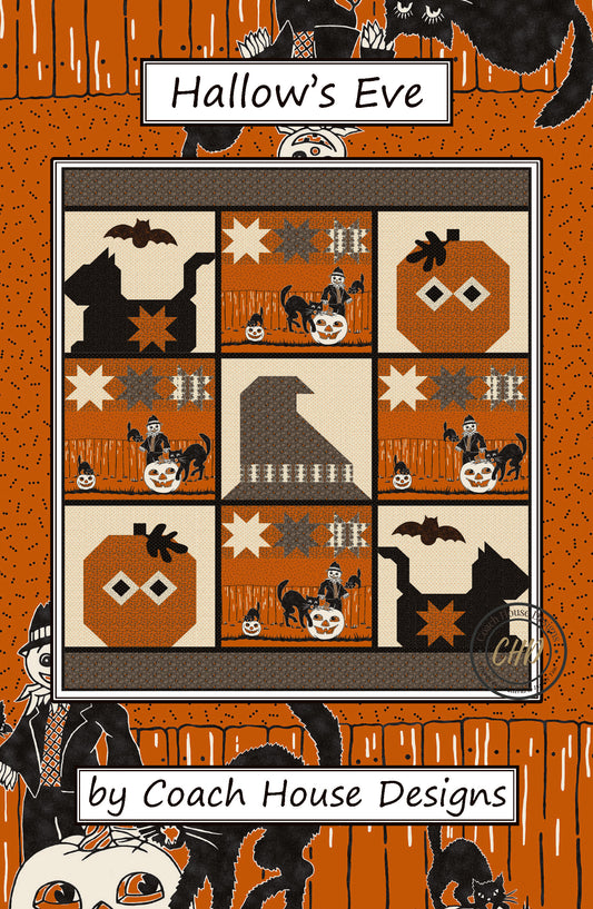 Hallow's Eve Downloadable PDF Quilt Pattern (Pre-Order)