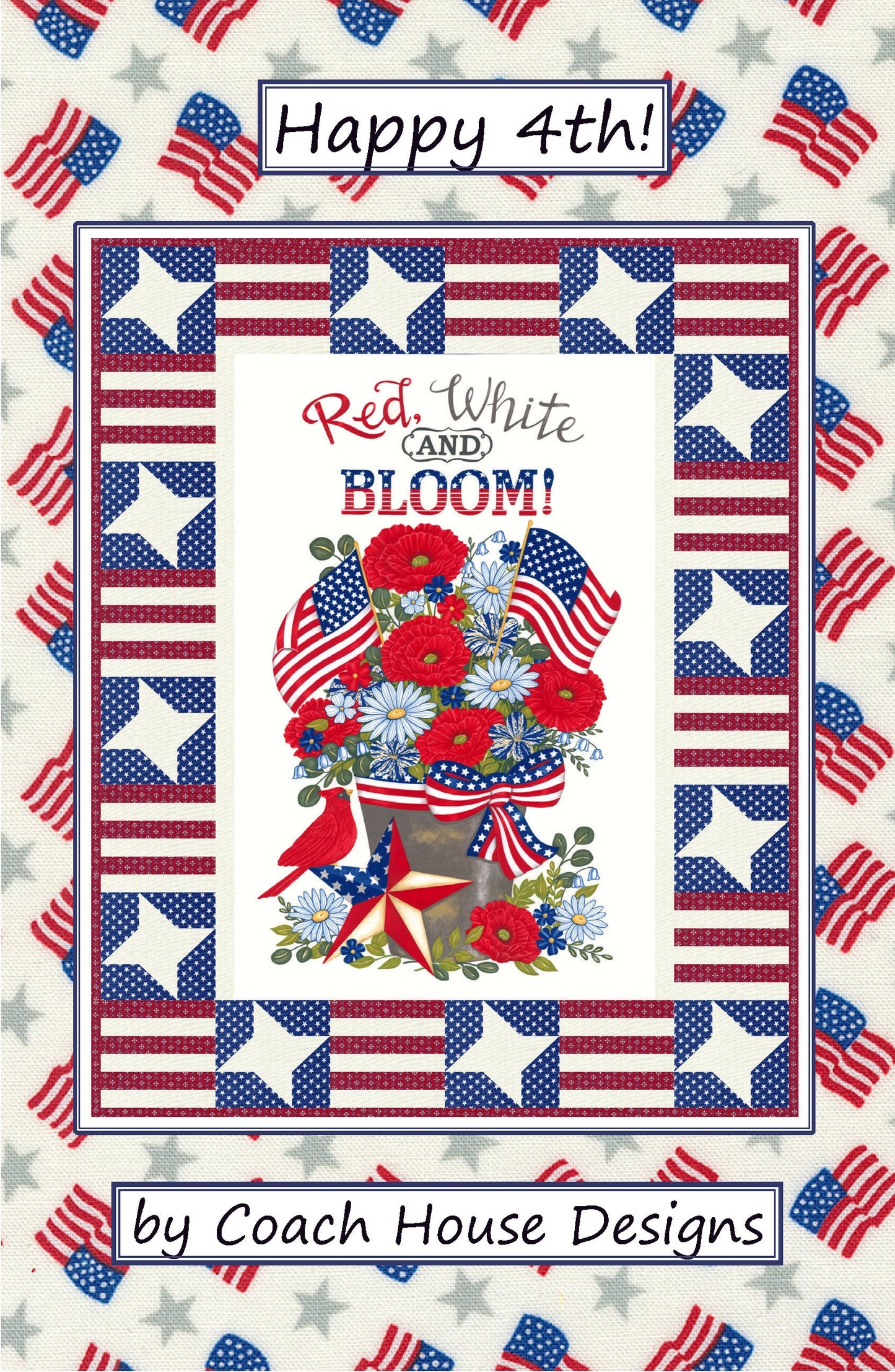 Happy 4th! Downloadable PDF Quilt Pattern