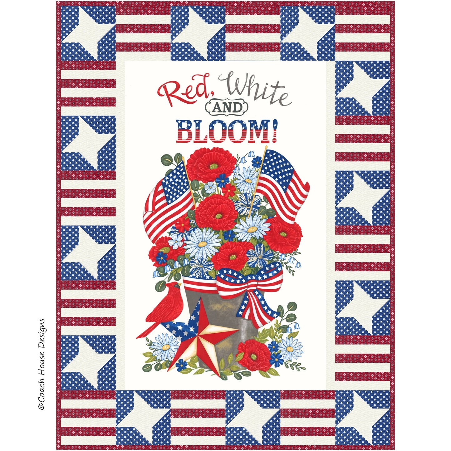 Happy 4th! Downloadable PDF Quilt Pattern