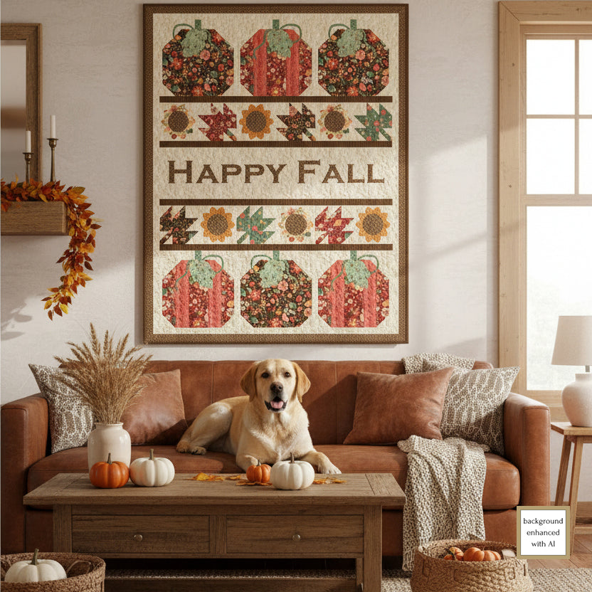 Happy Fall Again Downloadable PDF Quilt Pattern