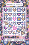 Hearts & Flowers Lap Quilt and Table Runner Downloadable PDF Pattern