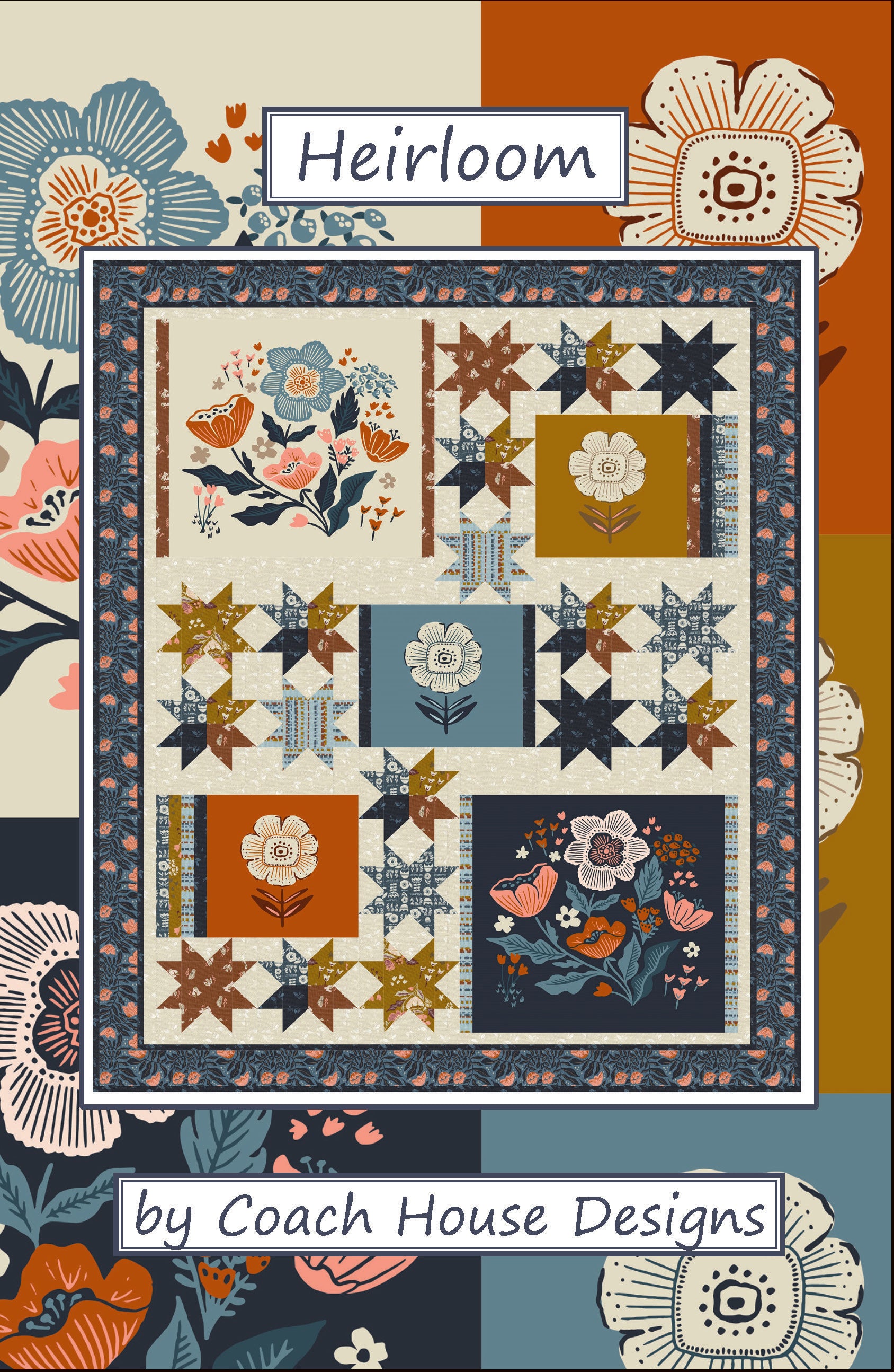 Heirloom Downloadable PDF Quilt Pattern – Coach House Designs US