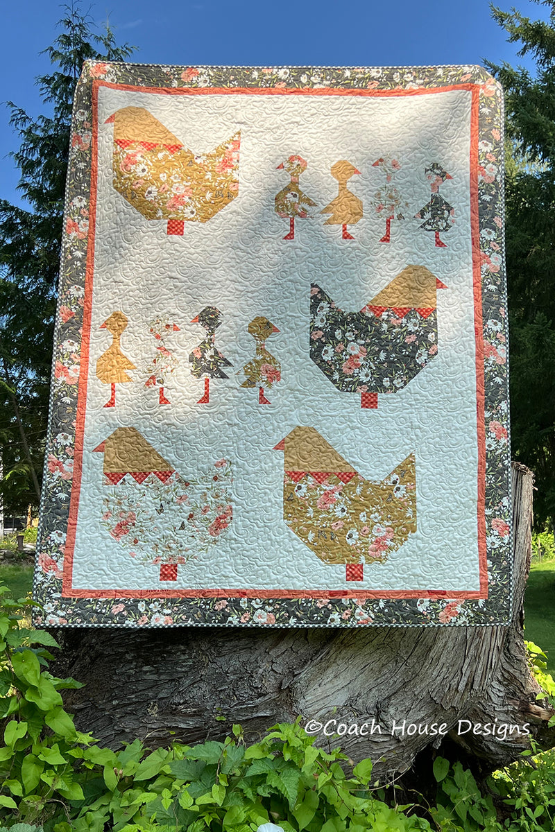 Hen Hen Goose Downloadable PDF Quilt Pattern