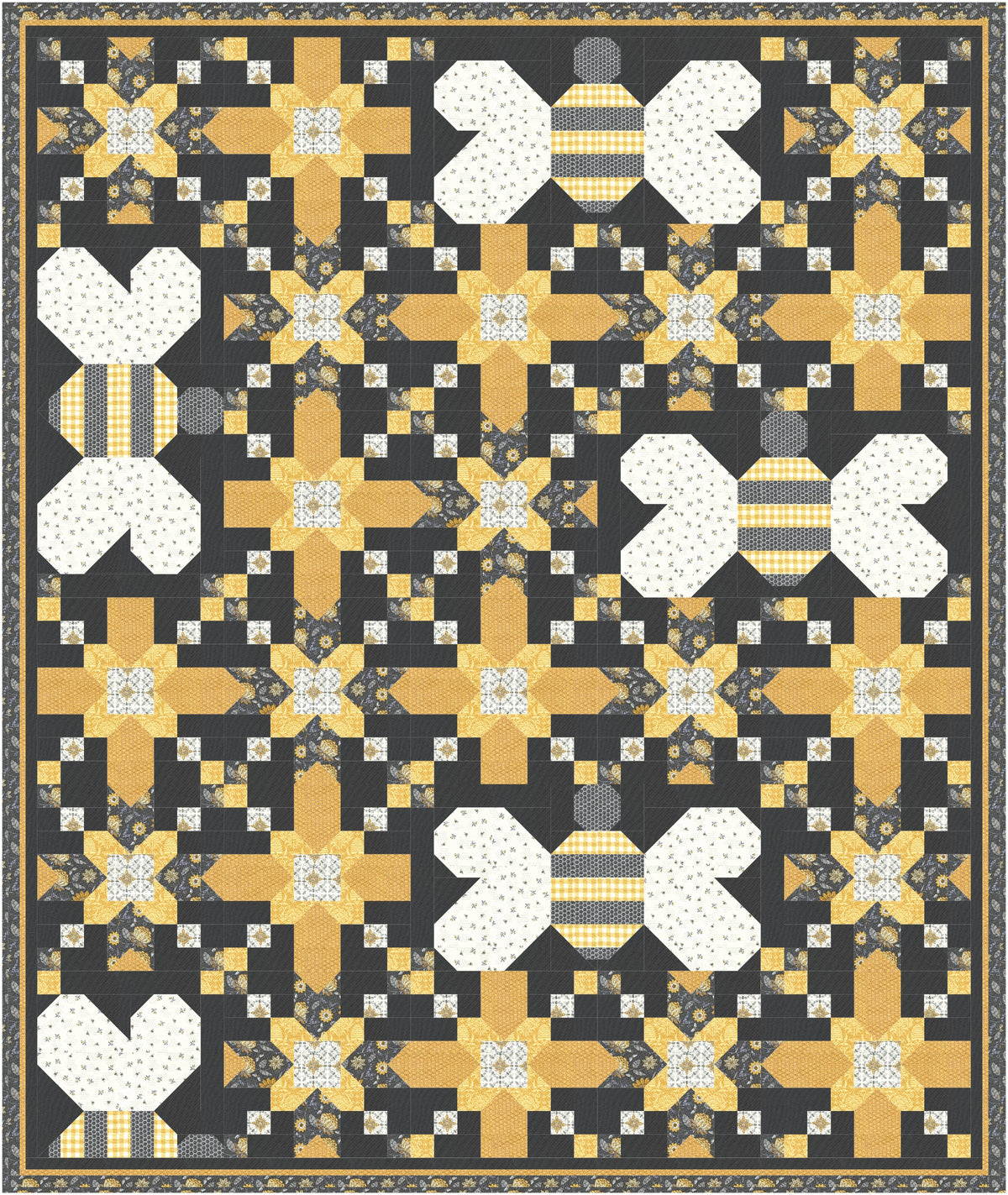 Honeycomb Quilt Pattern – Coach House Designs US