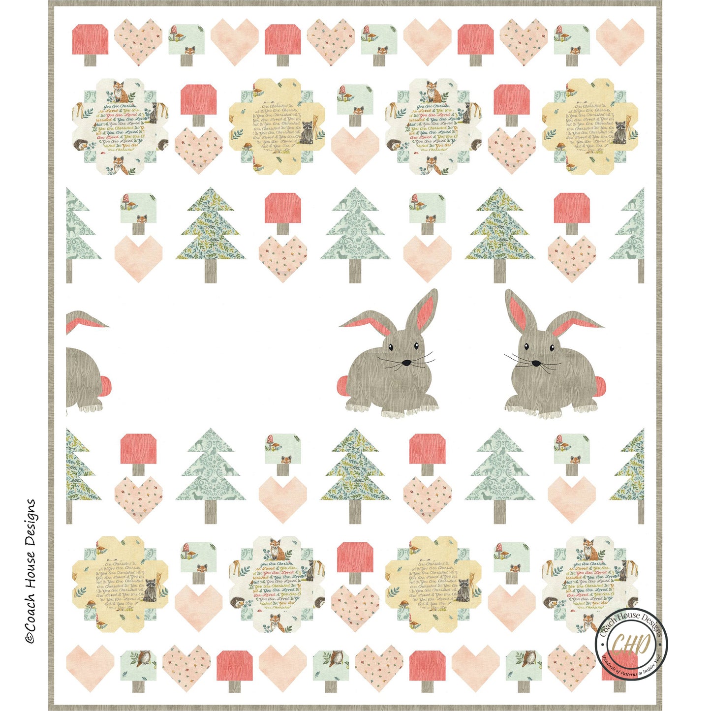 Hopping Down the Bunny Trail Quilt Pattern
