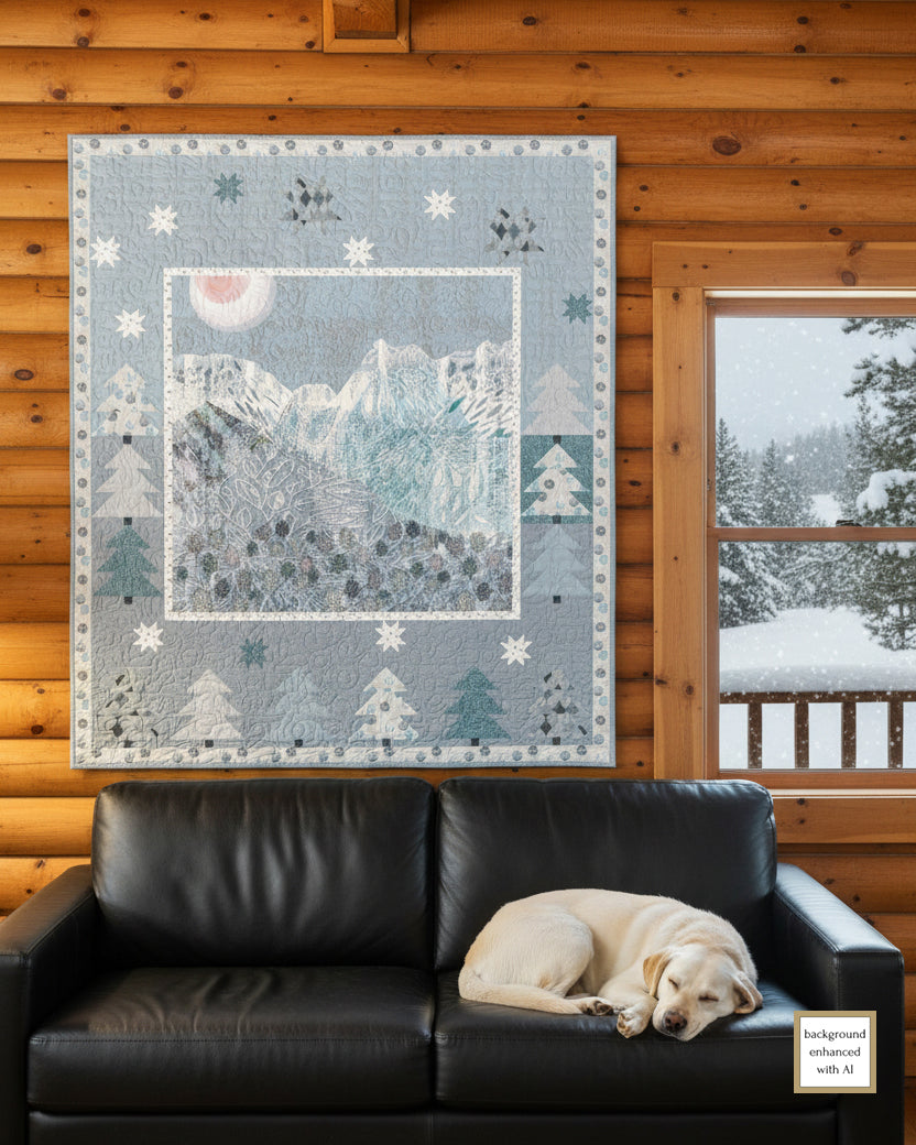 Ice Mountain Downloadable PDF Quilt Pattern