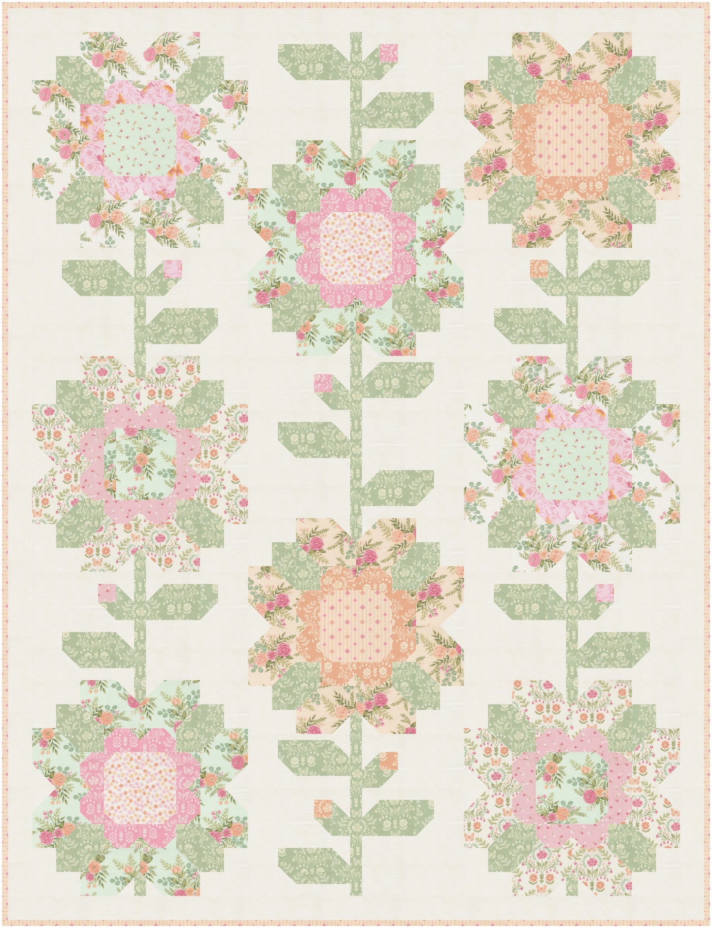 Kindness Blooms Downloadable PDF Quilt Pattern (Pre-Order)