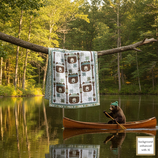 Lake Time Bears Quilt Pattern